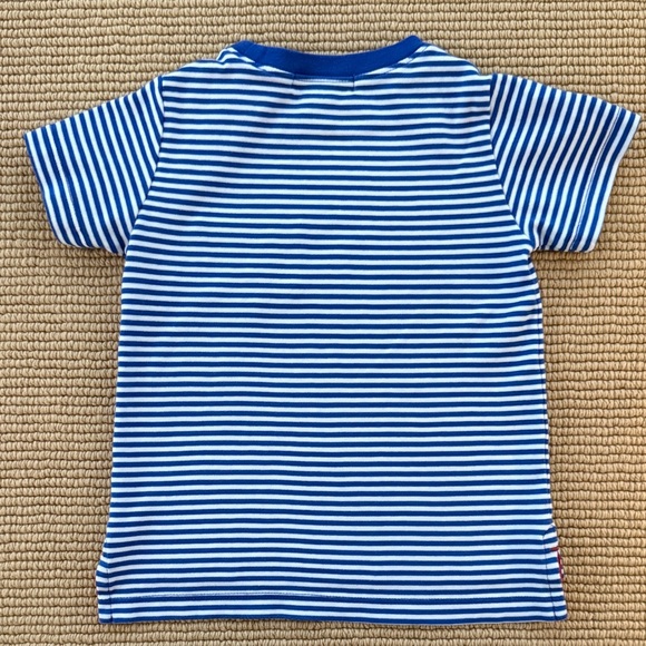 The Beaufort Bonnet Company Blue and White Striped Tee - Picture 2 of 5